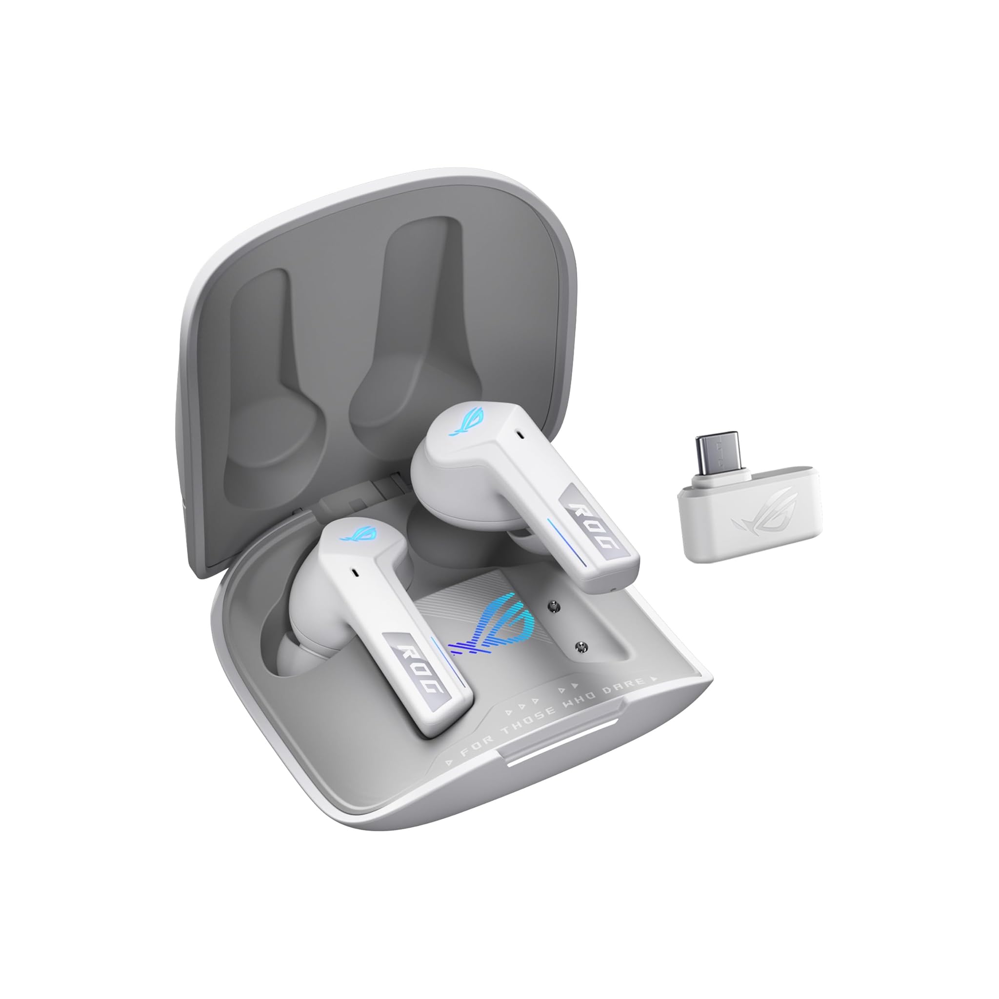 Asus ROG Cetra True Wireless Speednova - Cuffie Gaming, Bianco