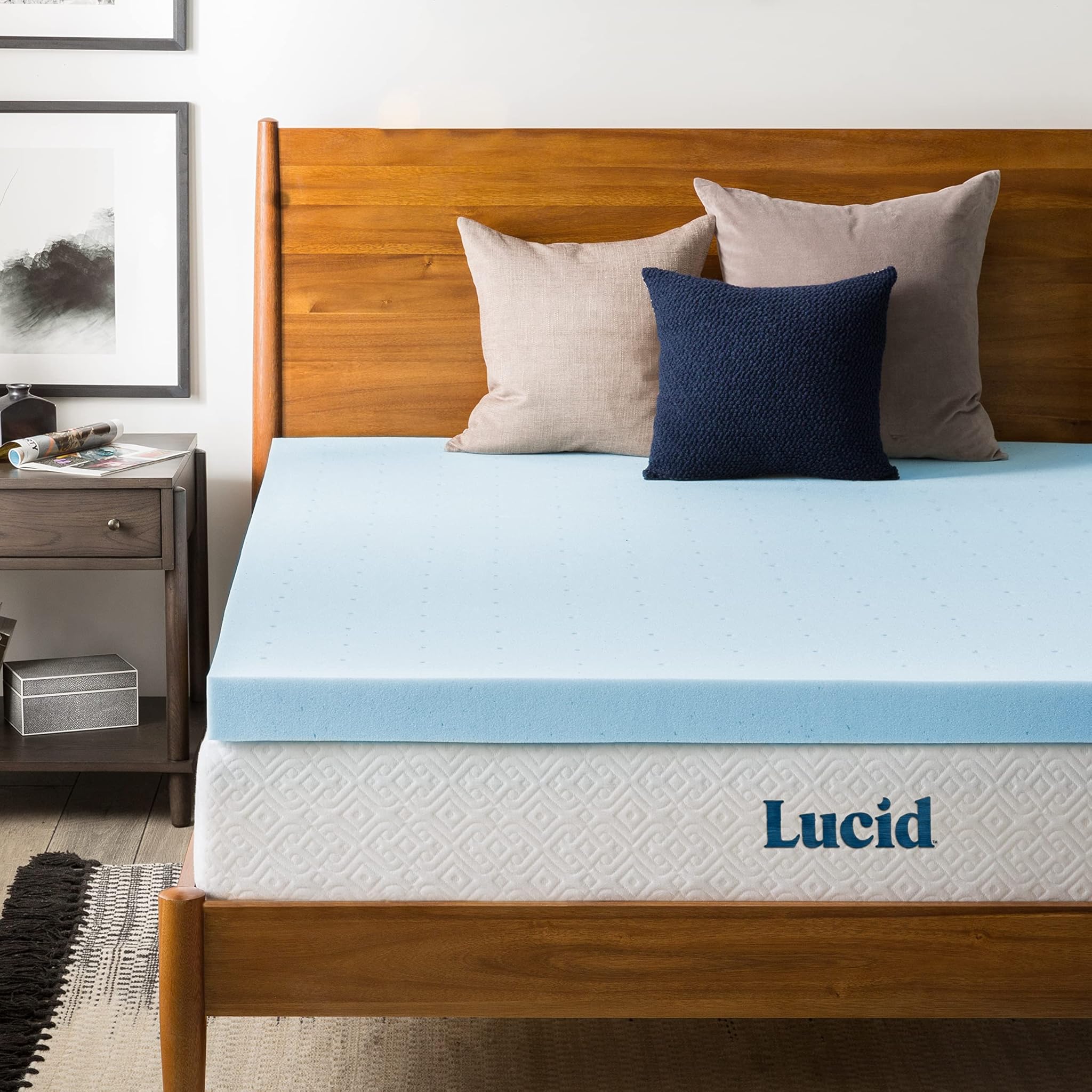 Lucid LU30FF30GT Materasso Memory Foam Gel 7,6 cm