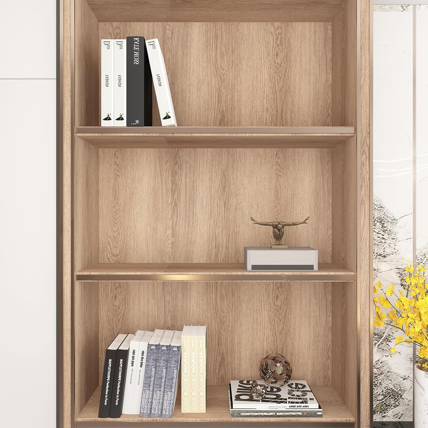 Totio Carta da Parati Autoadesiva 80cm x 4m, Marrone - immagine 5