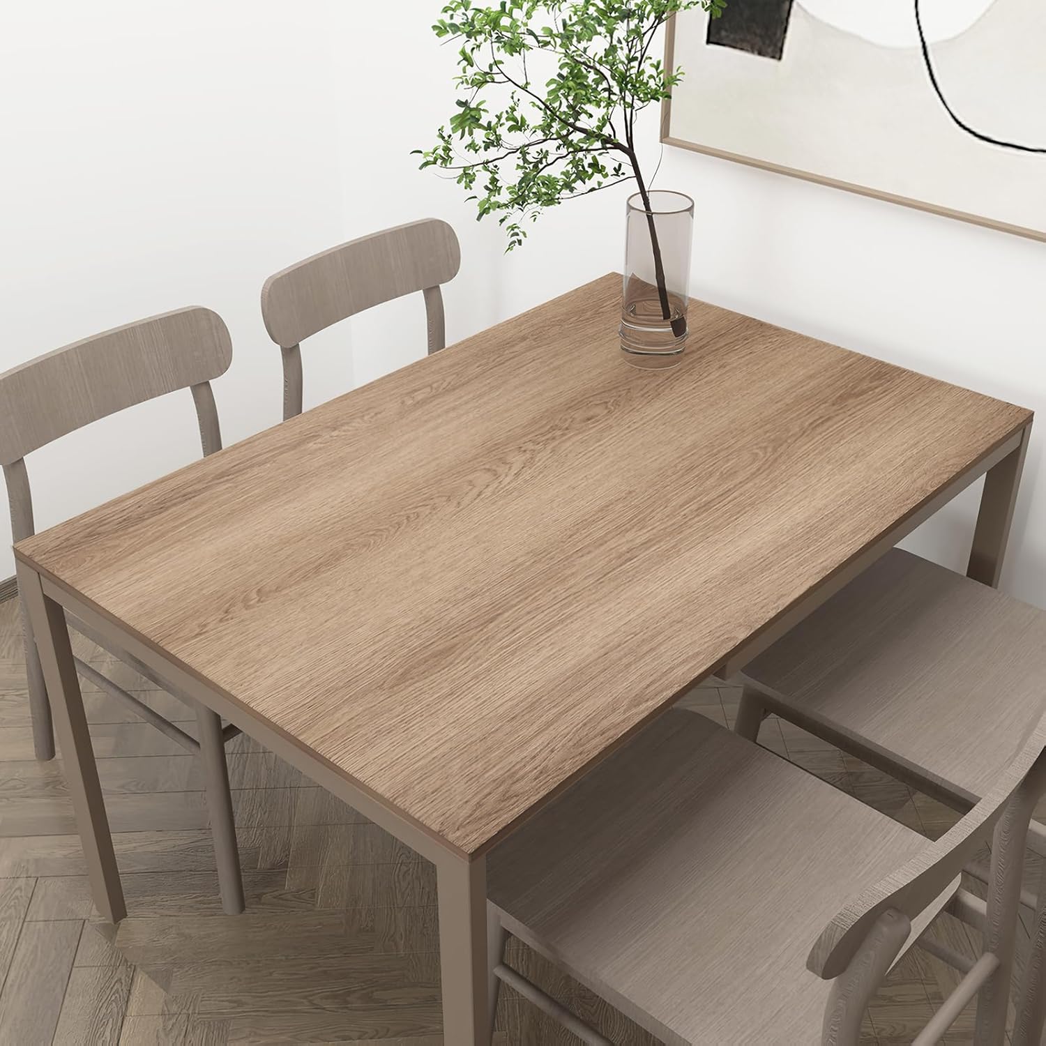 Totio Carta da Parati Autoadesiva 80cm x 4m, Marrone - immagine 6