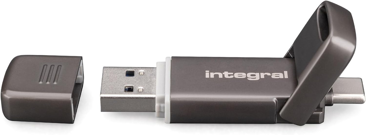 Integral USSD 1TB SlimXpress Dual USB 3.2 Gen 2×1 Chiavetta USB Dual ...