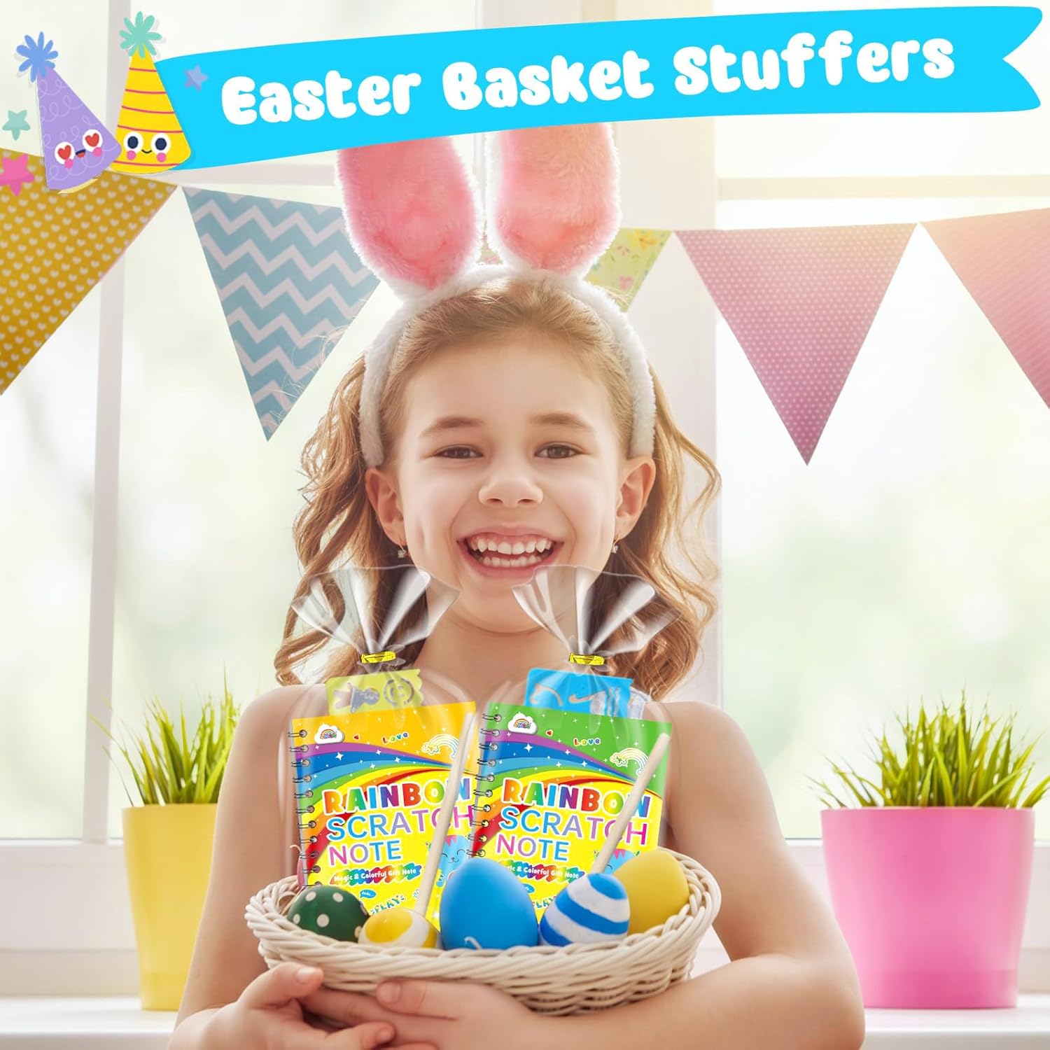 ZMLM 48 Libri Scratch Art Bambini con Stilo e Stencil - immagine 2