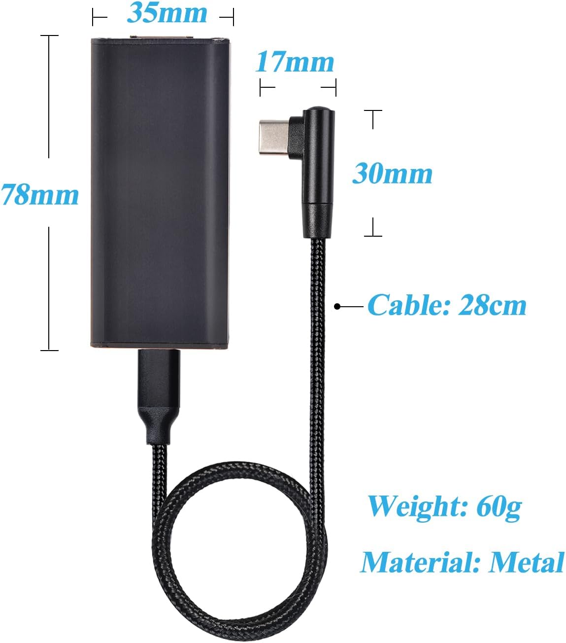 Adattatore PoE a Type-C 25W con Ethernet - immagine 3