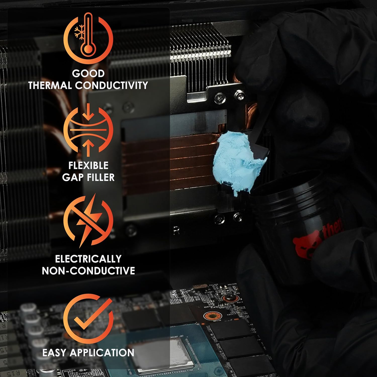 Thermal Grizzly Putty Advance W?rmeleitpaste - 100g - immagine 2