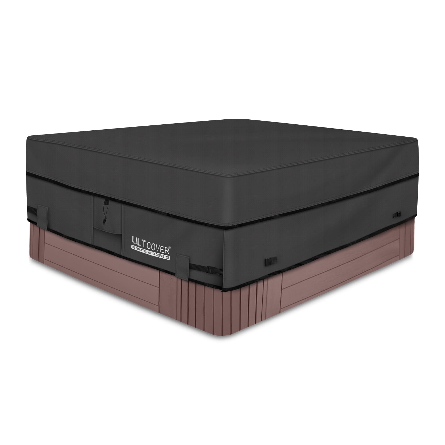 Ultcover Copertura Vasca Idromassaggio Quadrata Nera