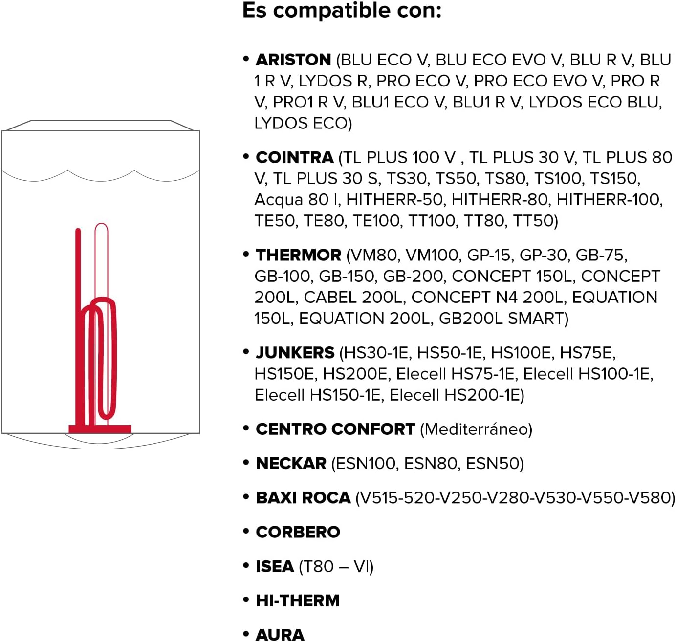 Ariston - Kit Riparazione Scaldabagno Elettrico 1500W - immagine 5