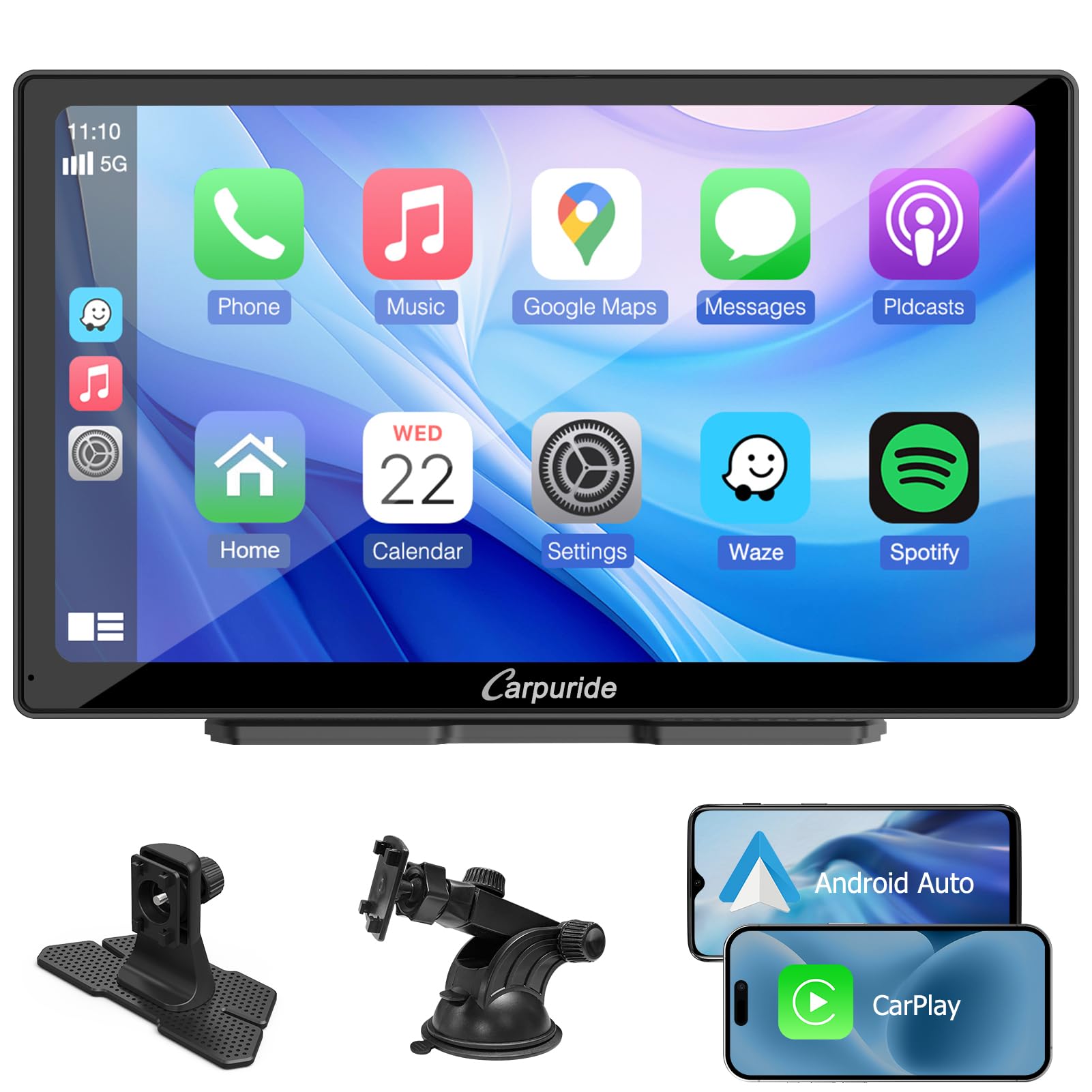 Carpuride Schermo Carplay 9 Pollici C98 per Auto