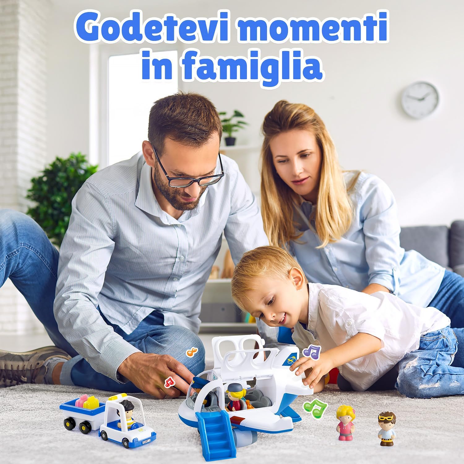 PLAY Viaggio Aereo Giocattolo con Suoni e Luci - immagine 5