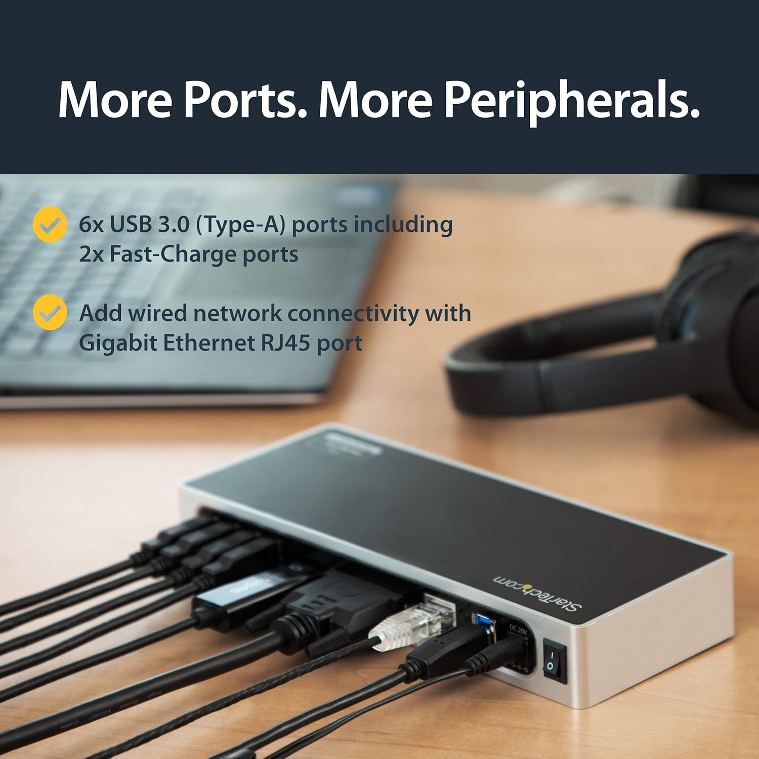 Startech.com Docking Station USB 3.0 per 2 Monitor - immagine 6