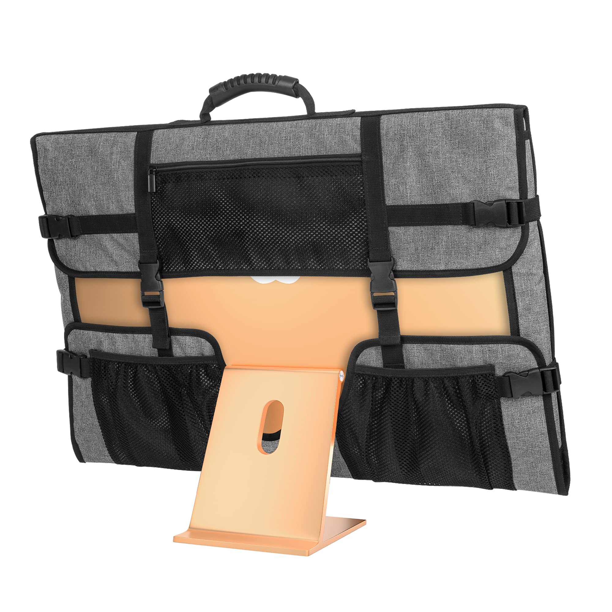 Curmio Borsa da Viaggio per Apple iMac 24", Grigio