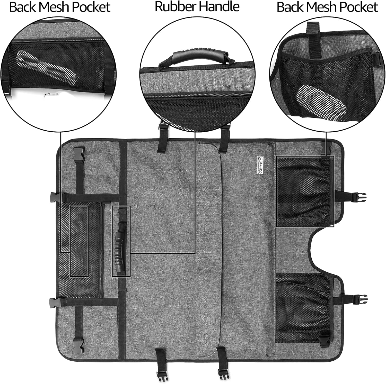 Curmio Borsa da Viaggio per Apple iMac 24", Grigio - immagine 5