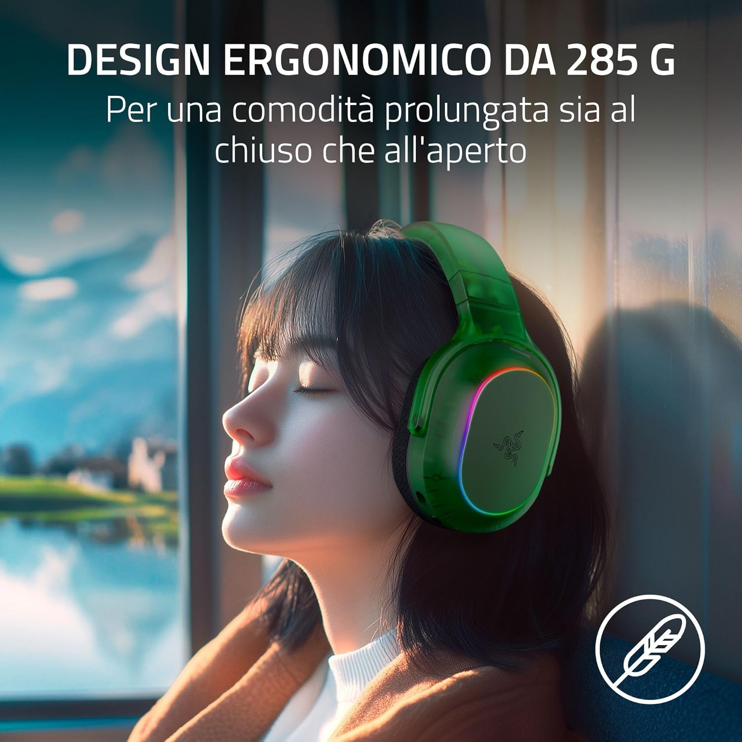 Razer Barracuda X Phantom Green - Cuffie Gaming Wireless - immagine 3