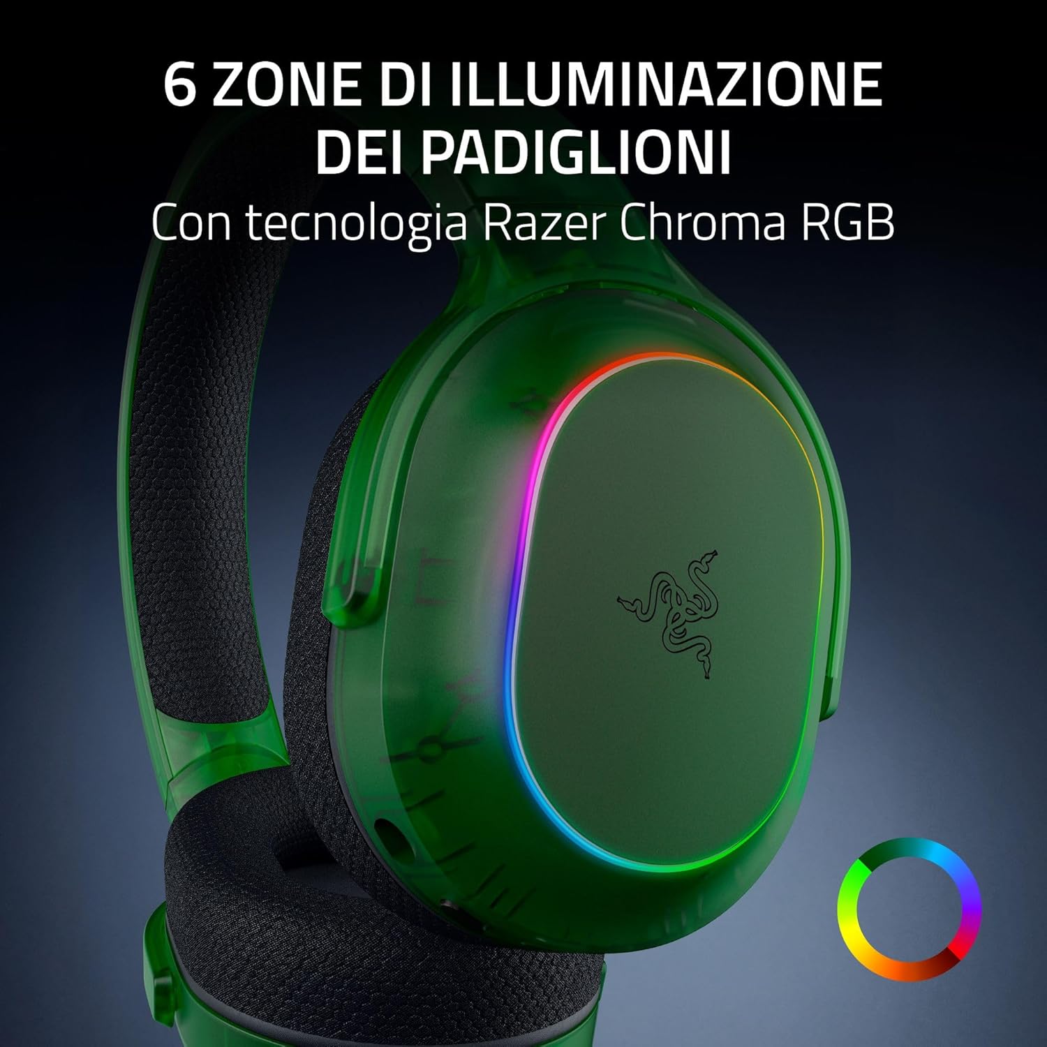 Razer Barracuda X Phantom Green - Cuffie Gaming Wireless - immagine 4