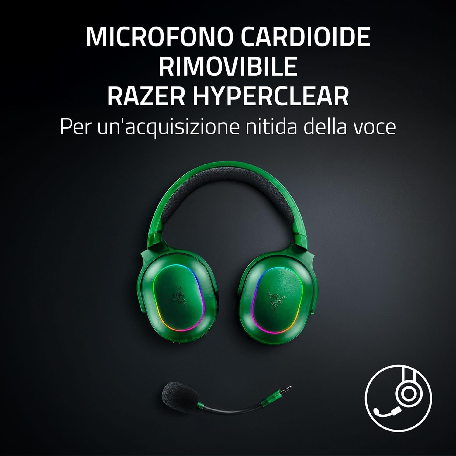 Razer Barracuda X Phantom Green - Cuffie Gaming Wireless - immagine 6