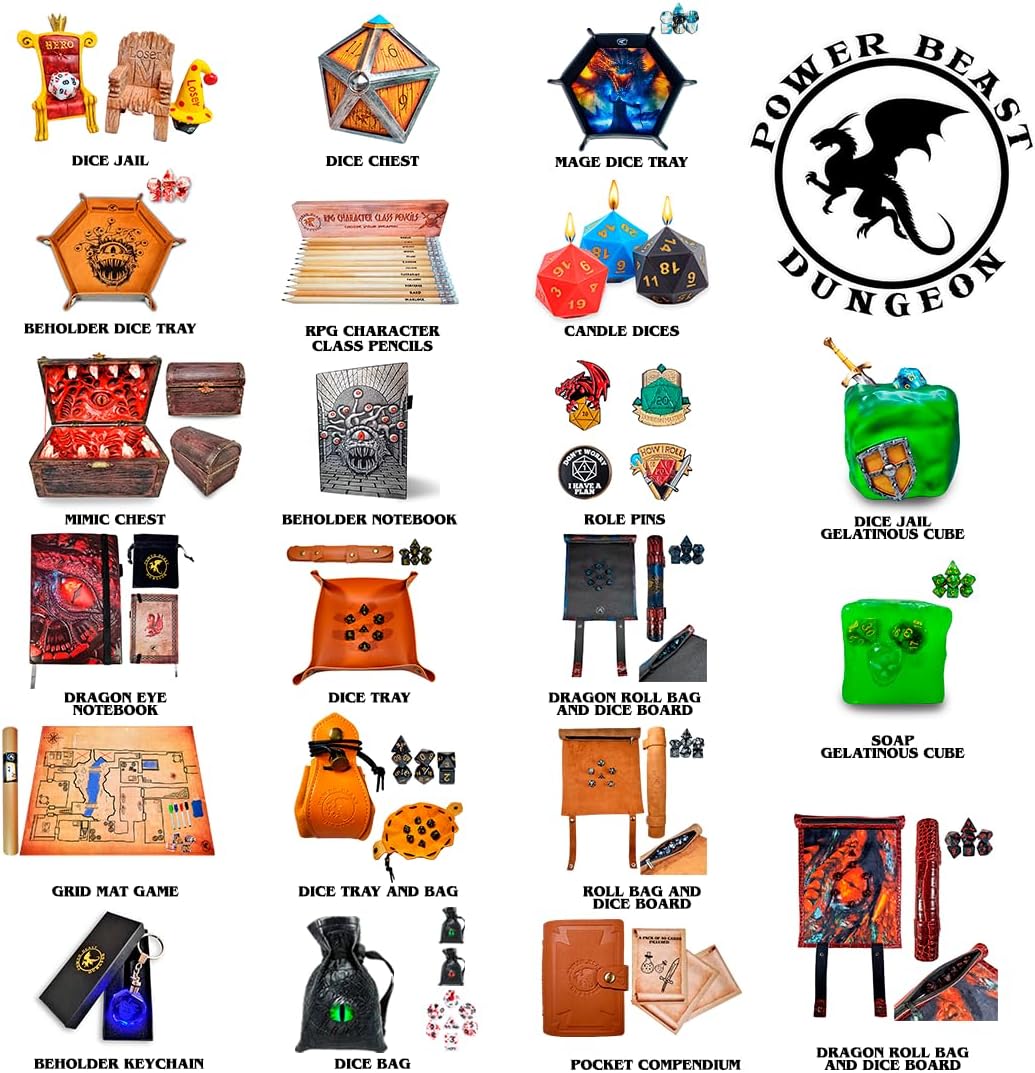 Power Beast Dungeon Grid Game Mat + Accessori - immagine 6