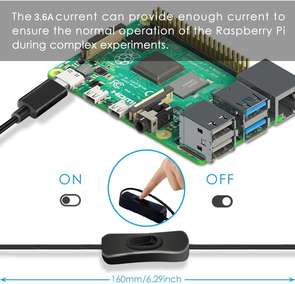 Geeekpi Raspberry Pi 4 4GB - Kit Completo Starter - immagine 5