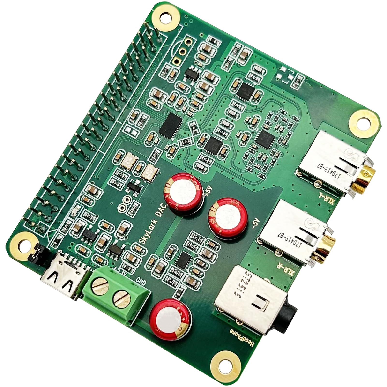 Raspberry Pi HiFi DAC Pro Hat ES9038Q2M Scheda Audio