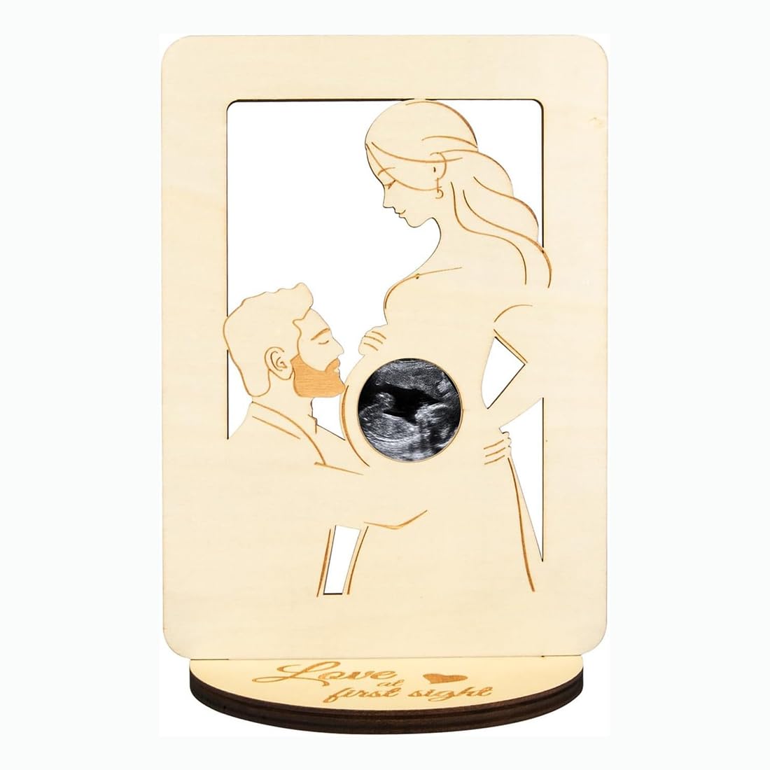 Cornice in Legno per Immagine Ultrasuoni Bambino