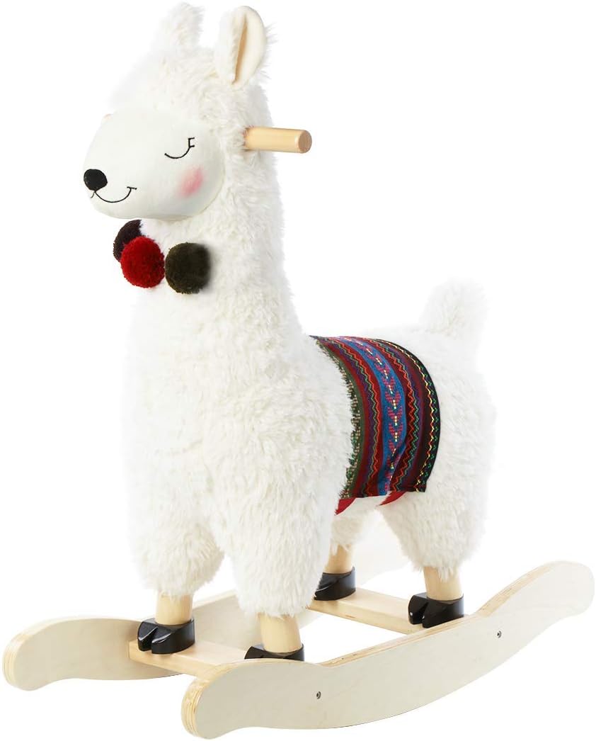 Labebe Peluche a Dondolo - Animale Alpaca - immagine 1