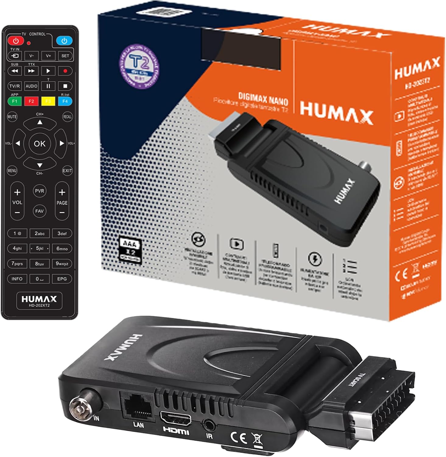 Humax Digimax Nano - Decoder DVB-T2 HD-2023T2 - immagine 1