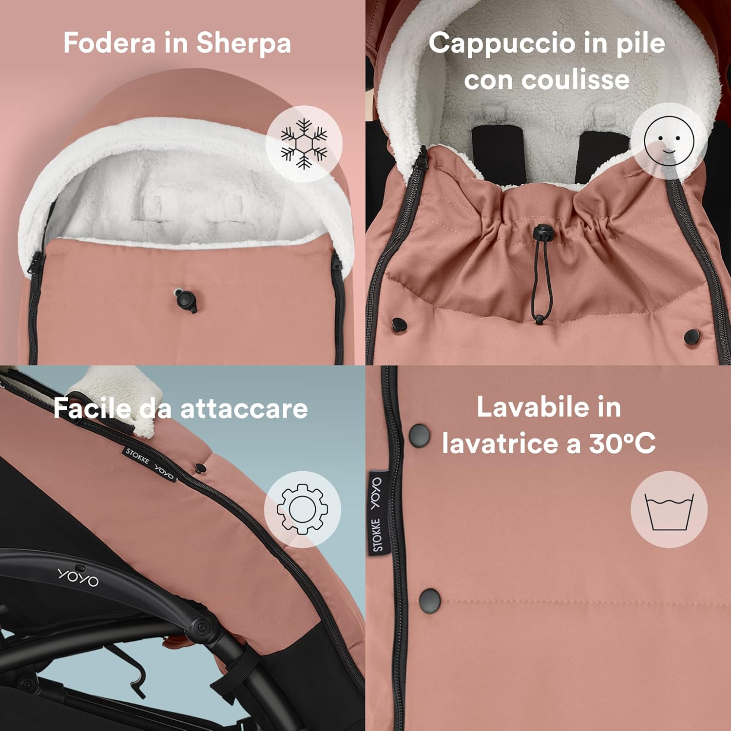 Coprigambe Stokke YOYO, Ginger - immagine 3