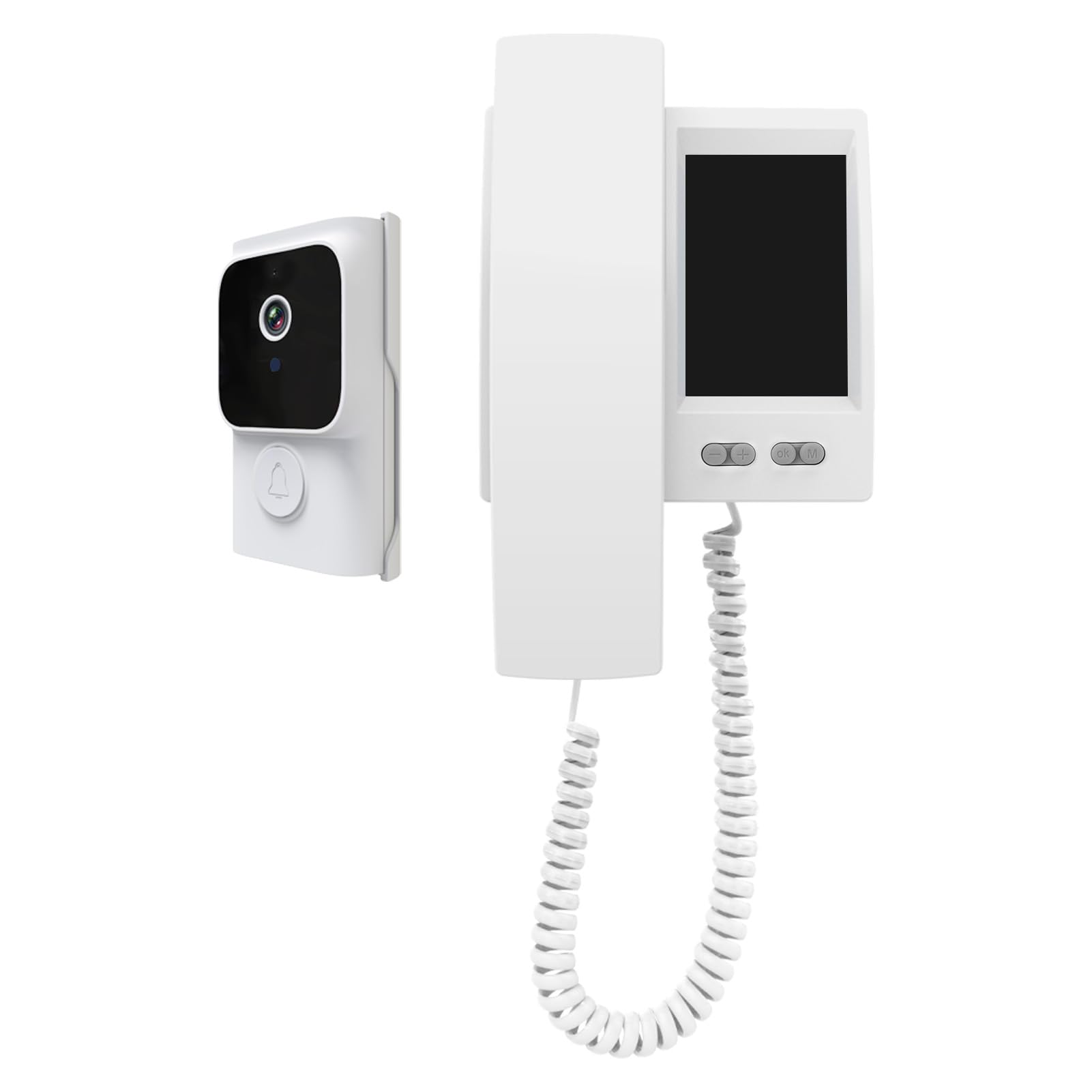 Swokely Video Door Phone System 4.5" IPS Wireless