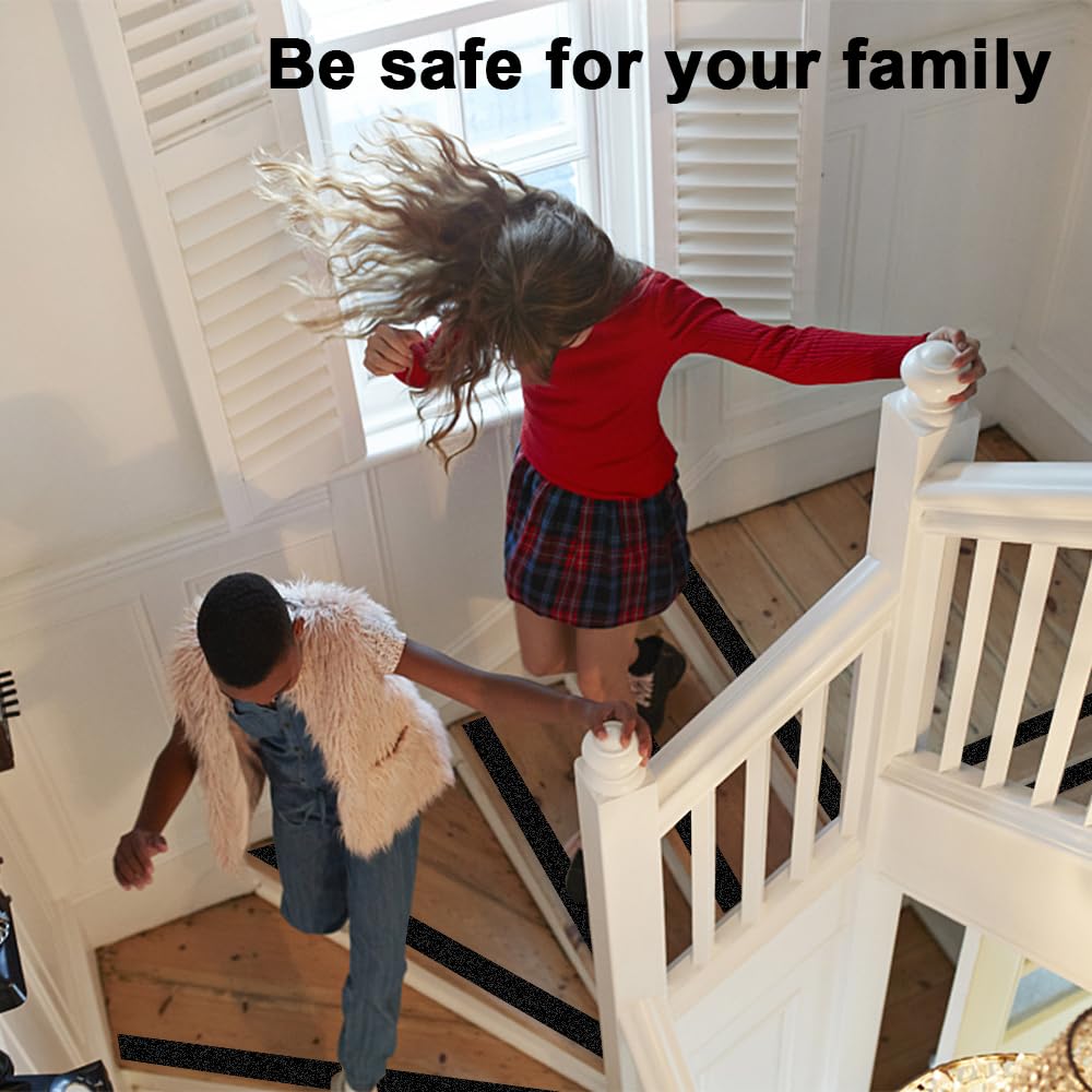 Dgn Strisce Antiscivolo per Scale 2.5cm × 20m, Nero - immagine 6