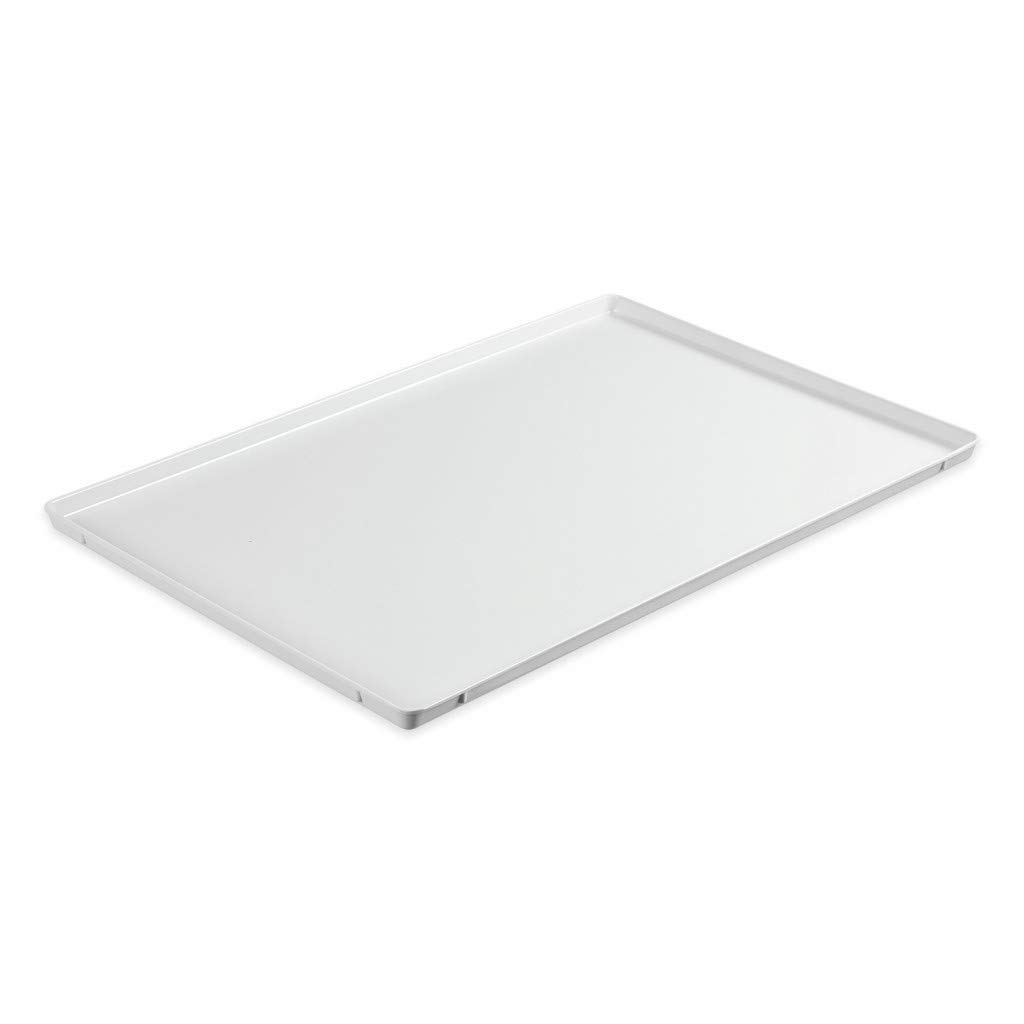 Thermohauser Vassoio da portata in melamina, bianco, 60 x 40 cm