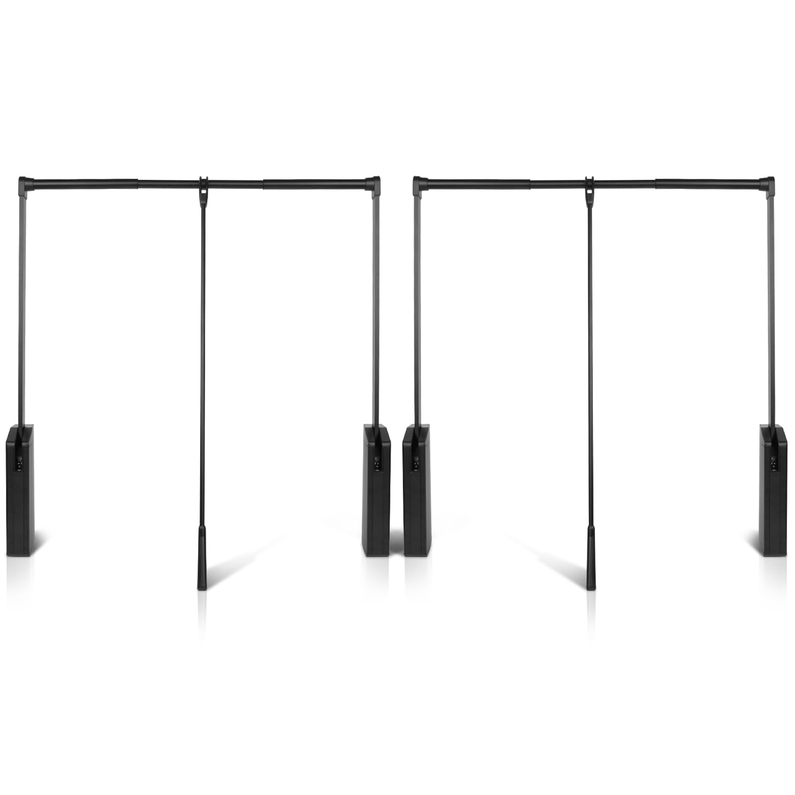 Asta estraibile per armadio, regolabile, 89-120 cm, confezione da 2