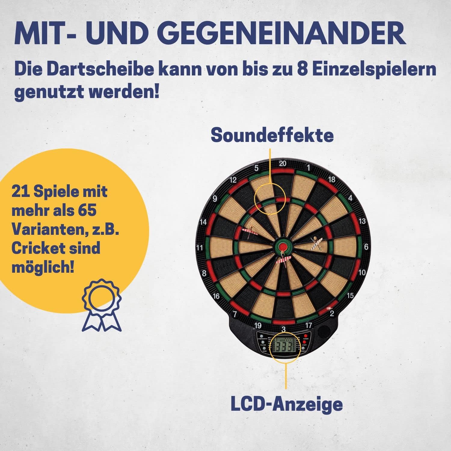 Best Sporting - Bersaglio Elettronico Freccette Bristol - immagine 4