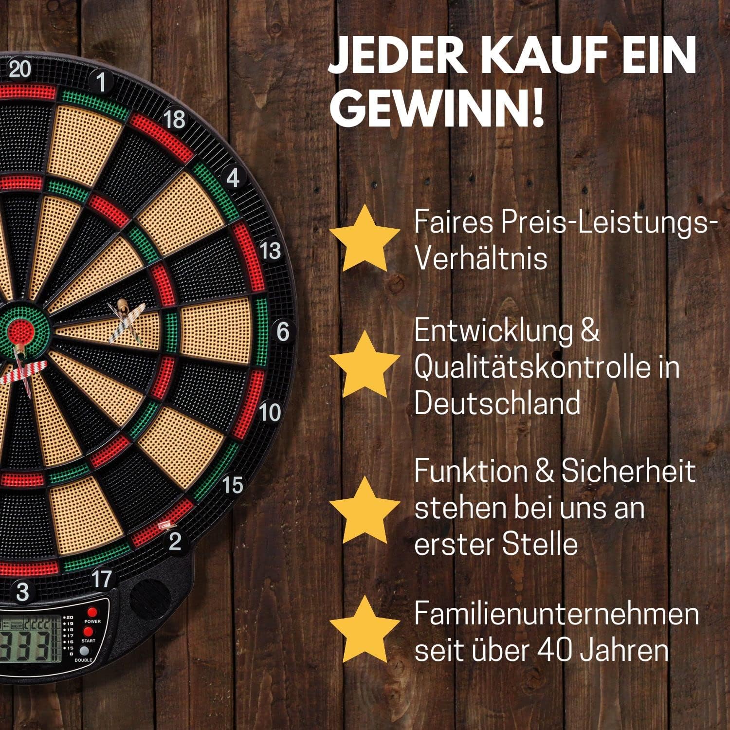 Best Sporting - Bersaglio Elettronico Freccette Bristol - immagine 6