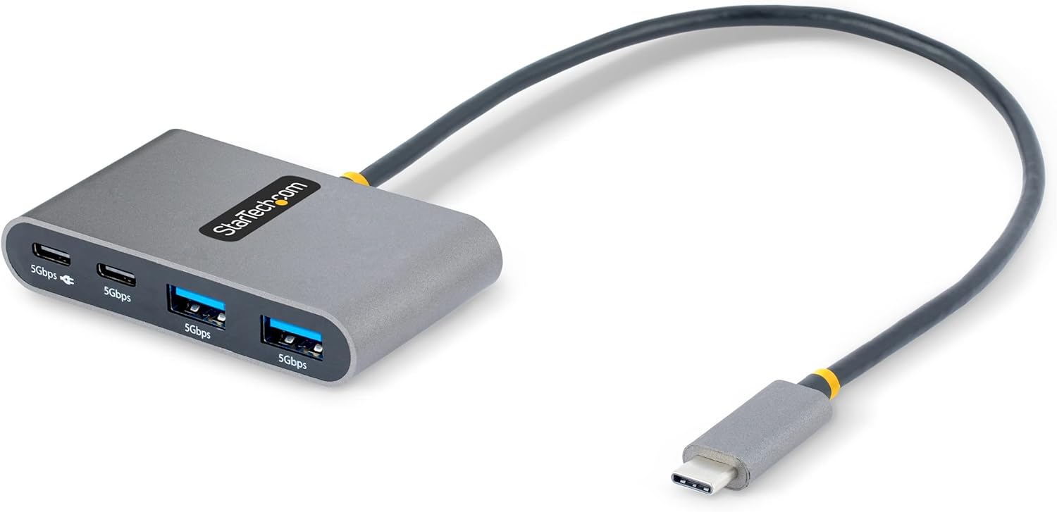 Startech.com Hub USB-C 4 Porte con Power Delivery 100W - immagine 1