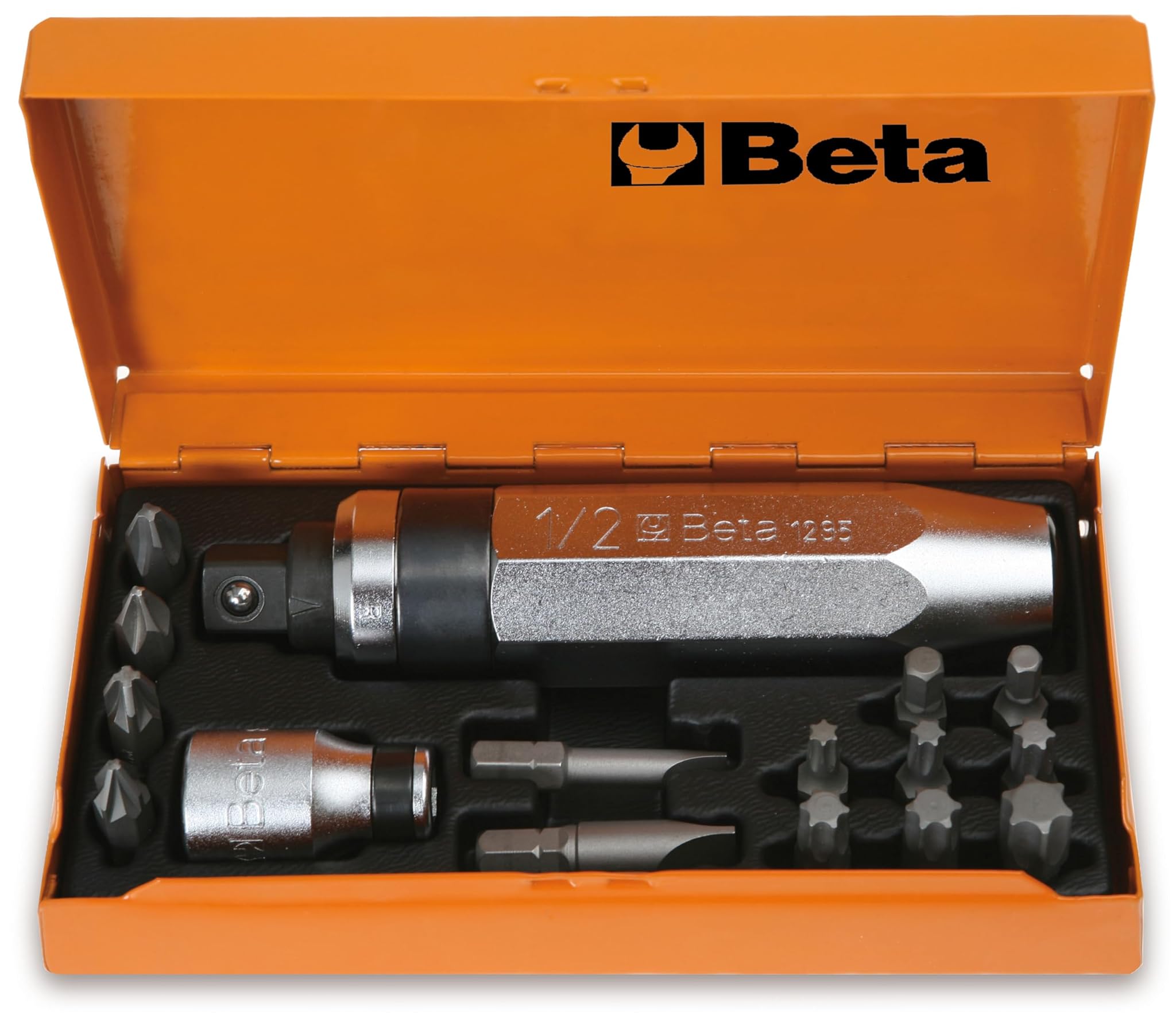Beta 1295/C14 - Giravite a percussione con 14 inserti e bussola portainserti