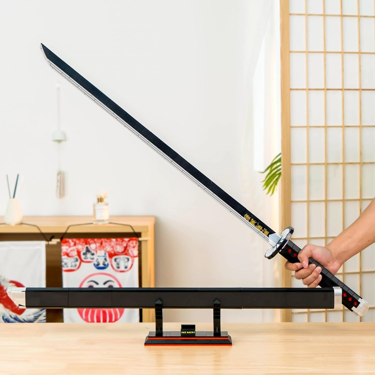 QLT Ideas Katana Cosplay Kamado Tanjiro 771 Pezzi - immagine 6