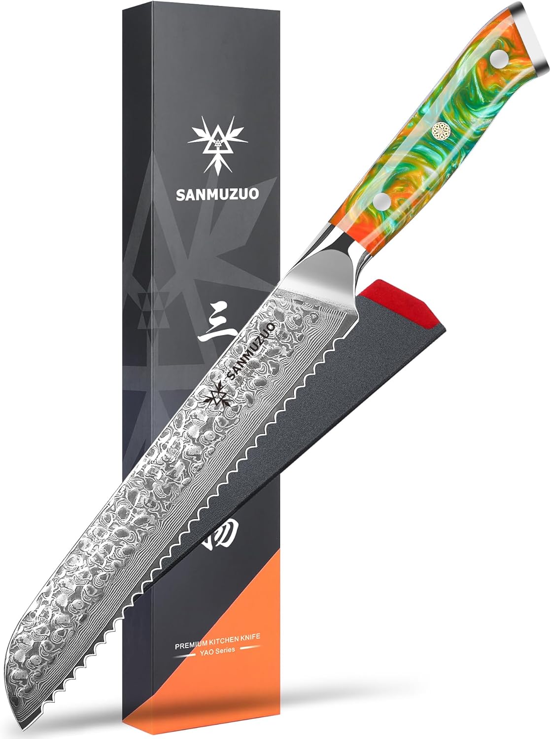 Sanmuzuo Coltello da Pane Professionale 20cm - immagine 1
