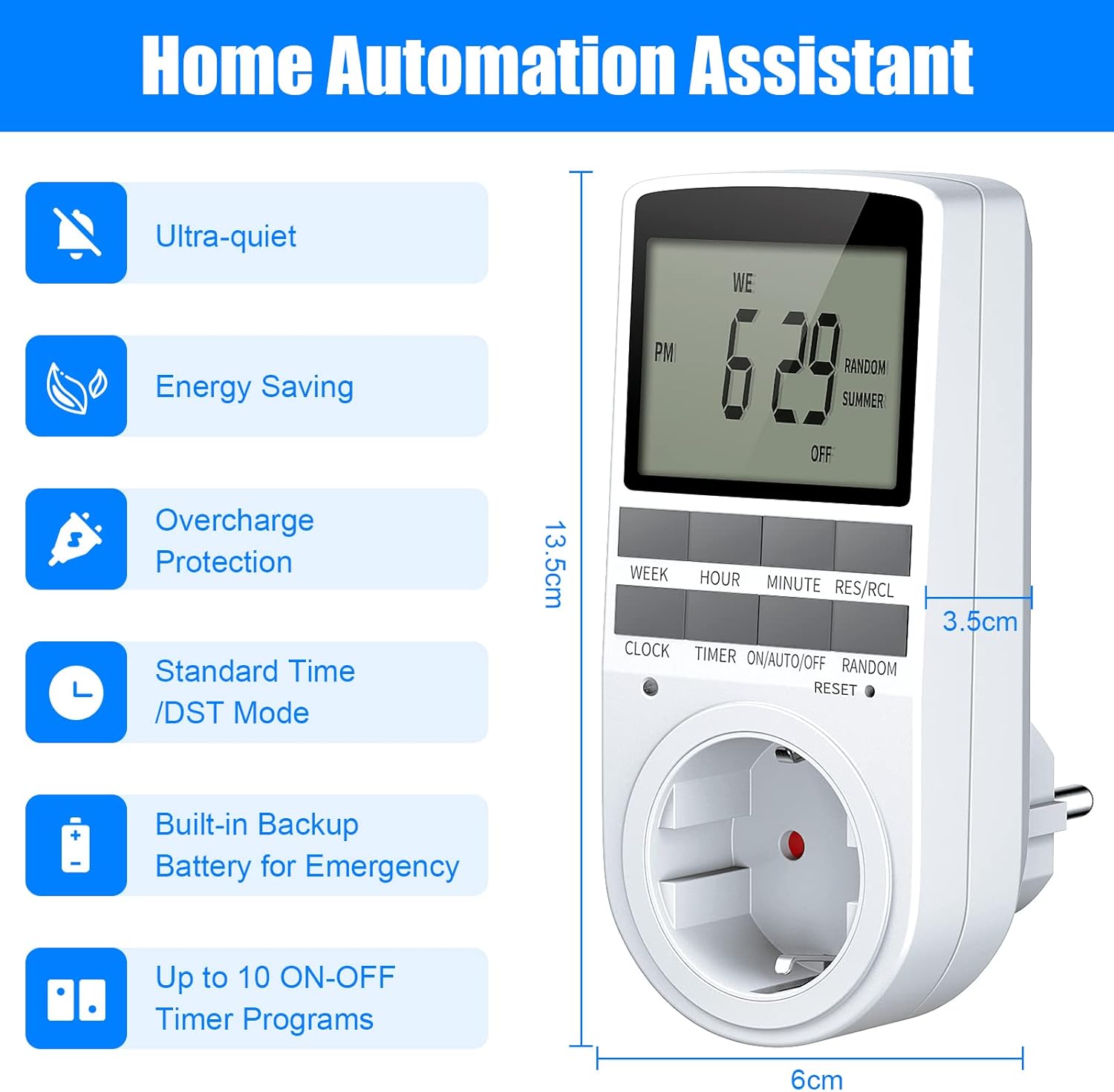 Presa Temporizzata Elettronica Digitale Programmabile - immagine 2