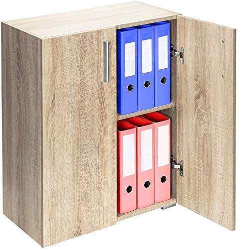 Bakaji Mobile Madia con Doppia Anta e 2 Ripiani