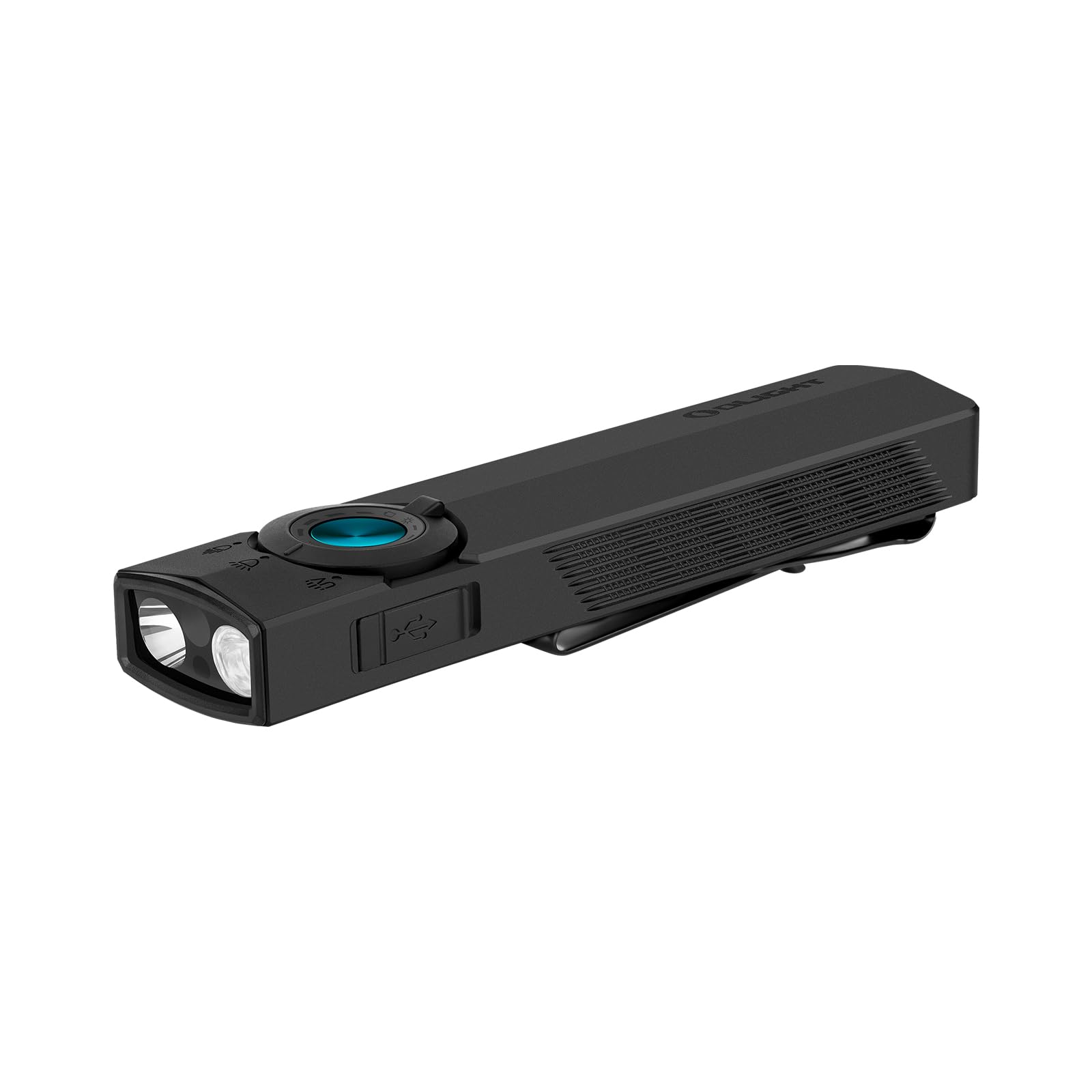 OLIGHT ArkPro Torcia Piatta 1.500 Lumen, Nera