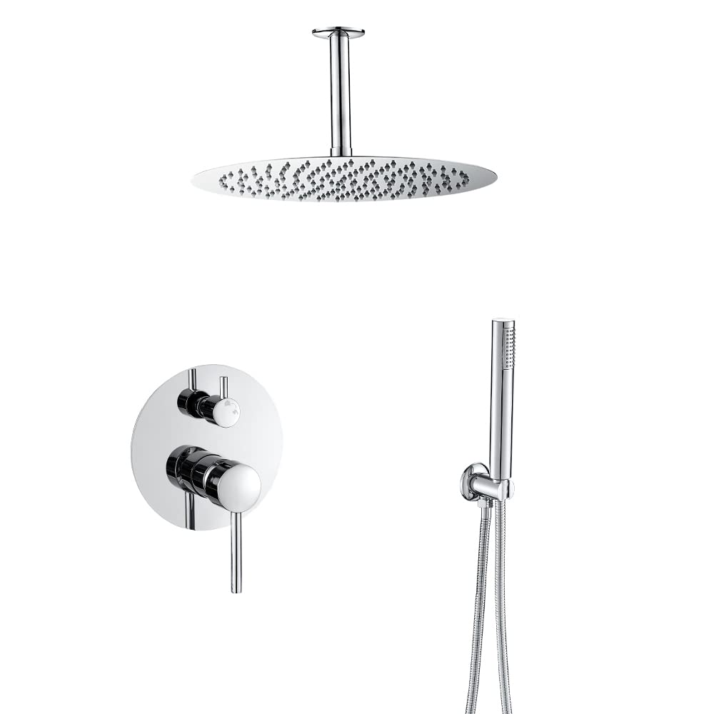 Valaz Doccia da Incasso Cromata Monocomando Rotonda