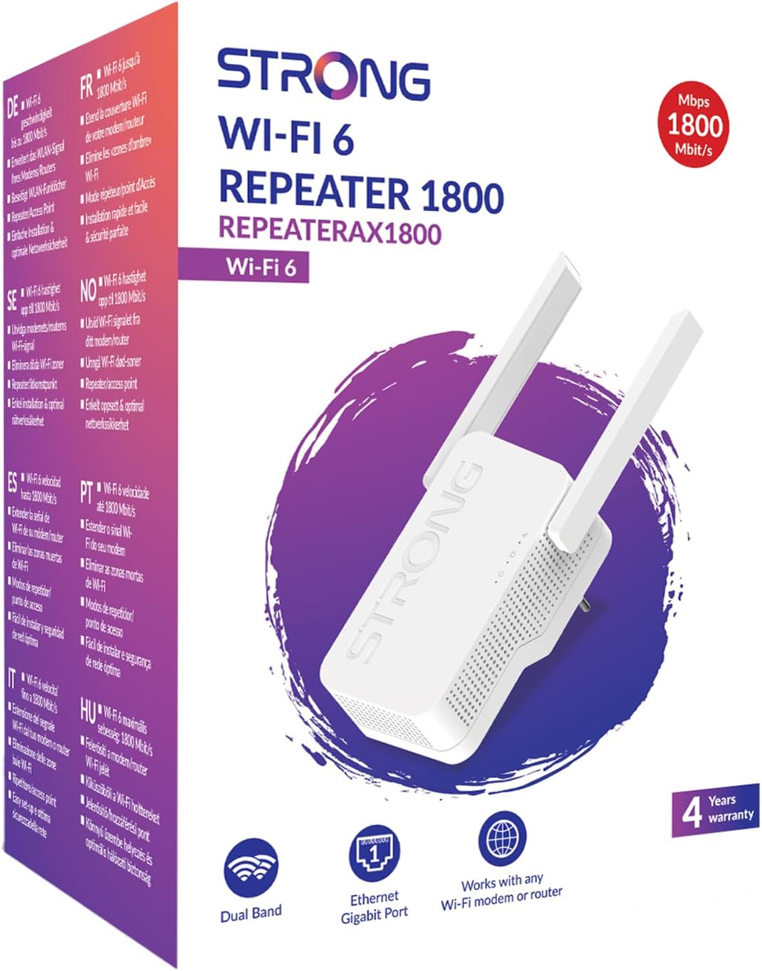 Strong Ripetitore WiFi AX1800 - Amplificatore WiFi 6 - immagine 2