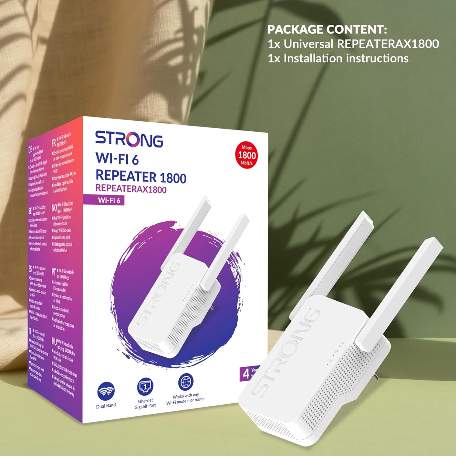 Strong Ripetitore WiFi AX1800 - Amplificatore WiFi 6 - immagine 3