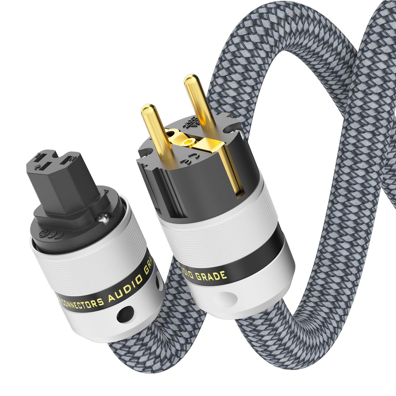 Monosaudio Cavo di Alimentazione HiFi Schermato 1.5M