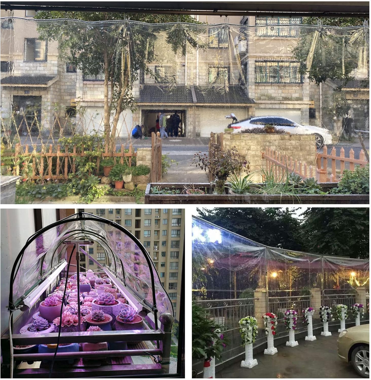 Telone Trasparente Impermeabile con Occhielli 0.3mm - immagine 6