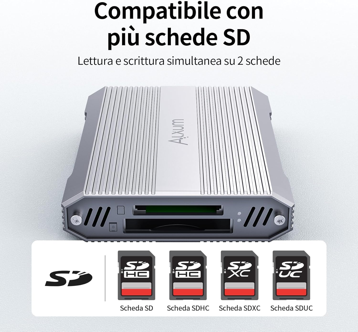 Alxum Lettore Schede 10Gbps CFexpress Tipo B e SD4.0 - immagine 4