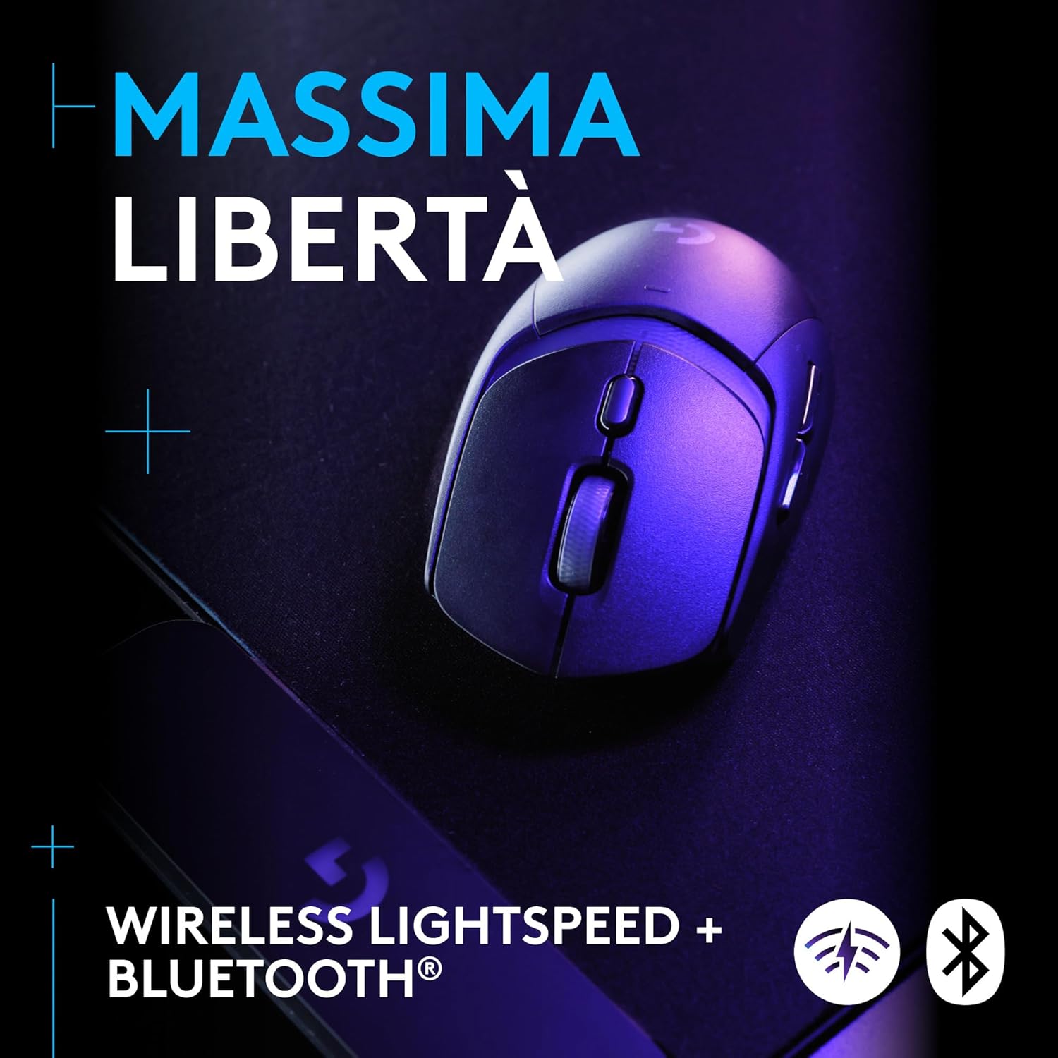 Logitech G309 LIGHTSPEED Mouse Gaming Wireless Nero - immagine 3