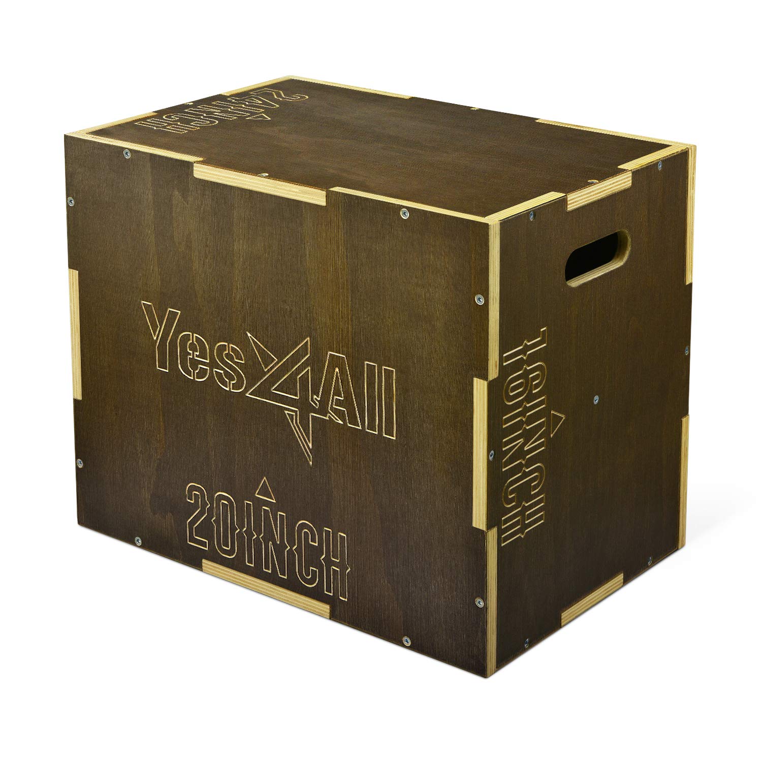 Yes4all Plyo Box 3 in 1 in Legno