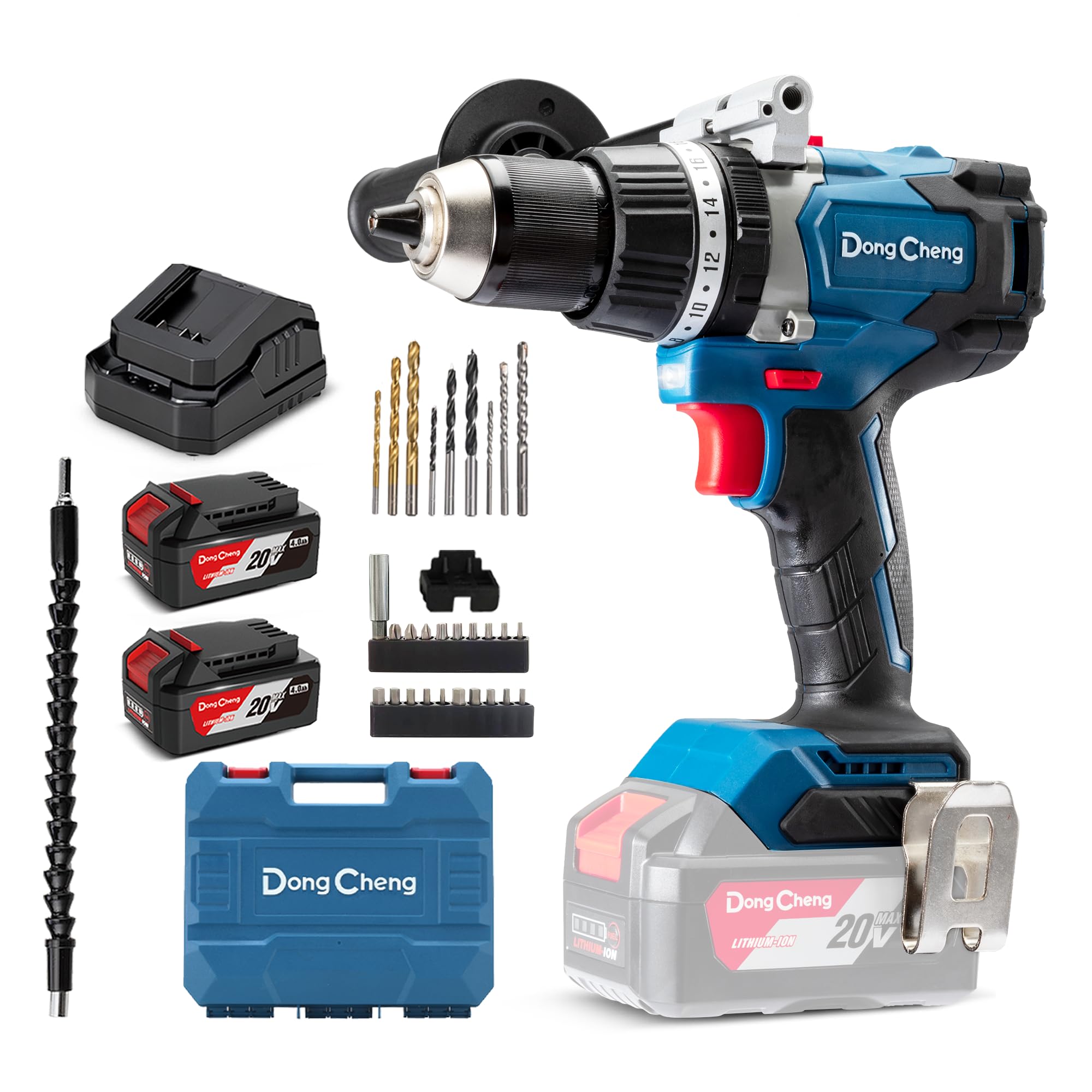 Dong Cheng Trapano Percussione a Batteria 20V 120Nm