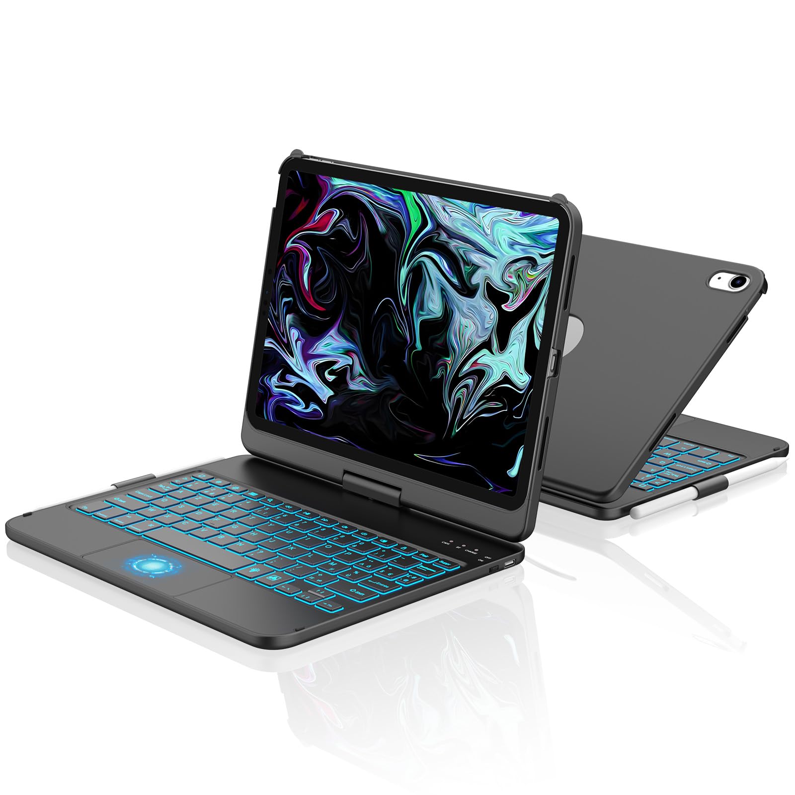 Amzcase Custodia per iPad 10.9" 10a Gen con Tastiera