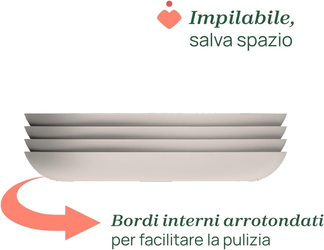 Chicco Piatto Pappa con Scomparti per Bebè, Rosa - immagine 3