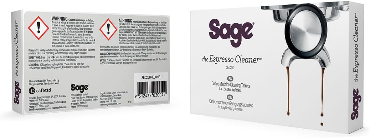 Sage Compresse per la Pulizia dell'Espresso - 8 Pezzi - immagine 1
